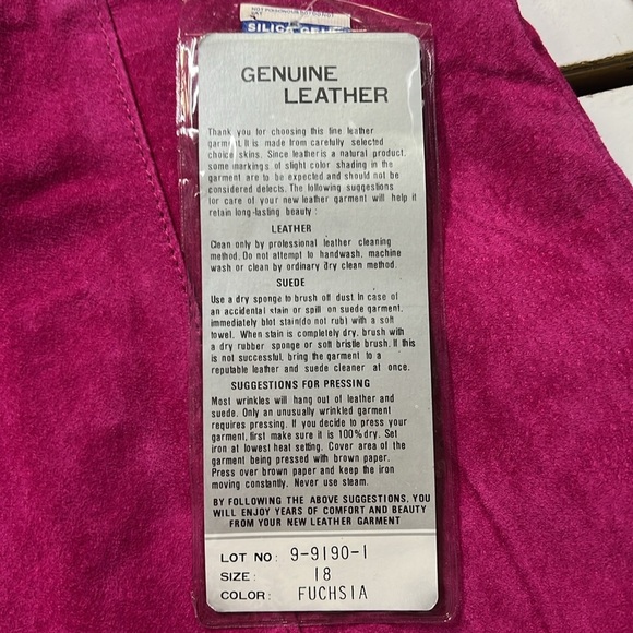 David Benjamin Suede Leather Skirt Pink - Picture 4 of 6